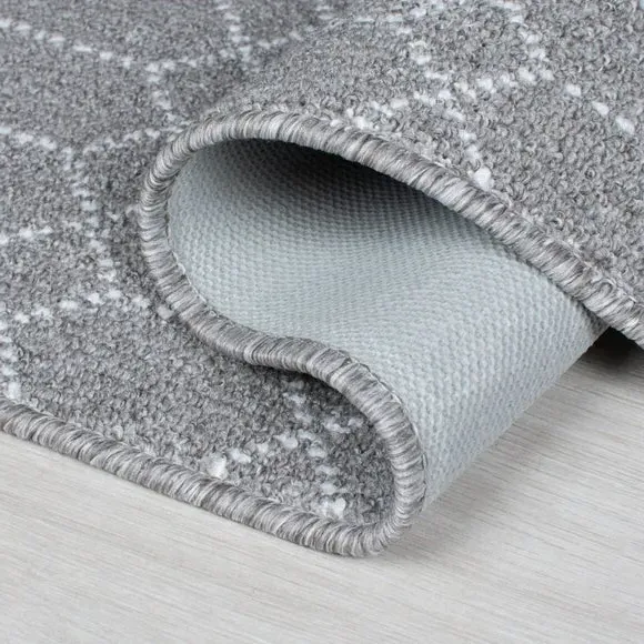Washable Doormat with Anti-Slip - Grey, Polypropylene