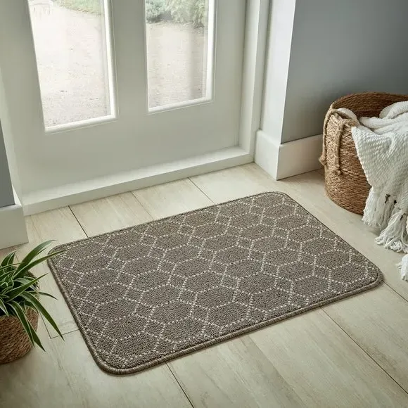 Washable Doormat with Anti-Slip - Natural, Polypropylene