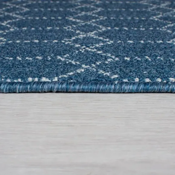 Washable Doormat with Anti-Slip - Navy, Polypropylene