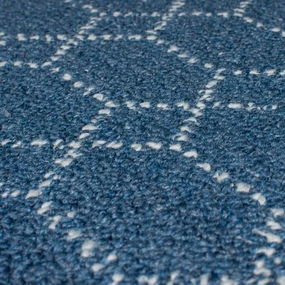 Washable Doormat with Anti-Slip - Navy, Polypropylene
