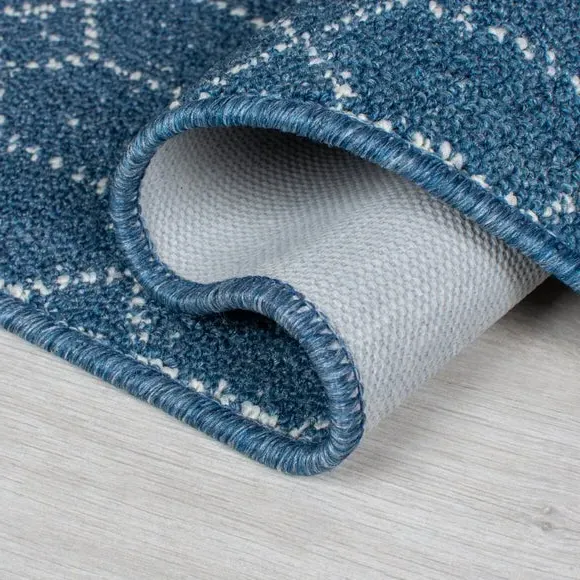 Washable Doormat with Anti-Slip - Navy, Polypropylene