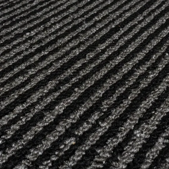 Washable Runner Mat with Anti-Slip - Black