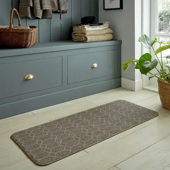 Washable Runner Rug - Natural, Polypropylene