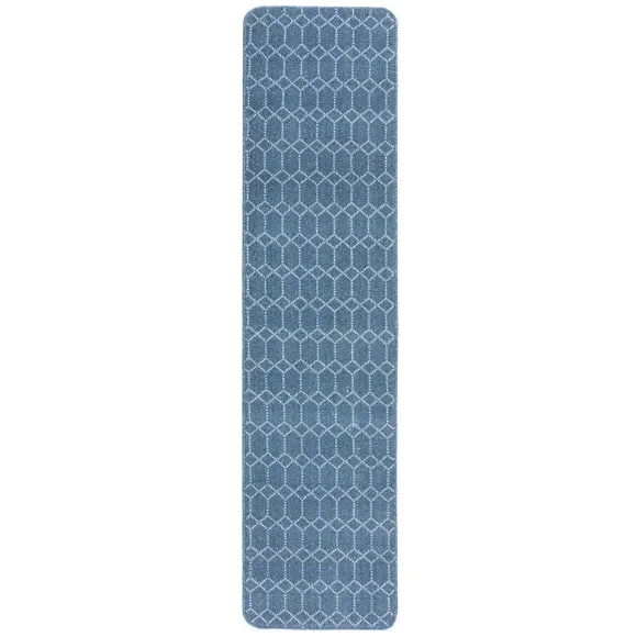 Washable Runner Rug - Navy, Polypropylene