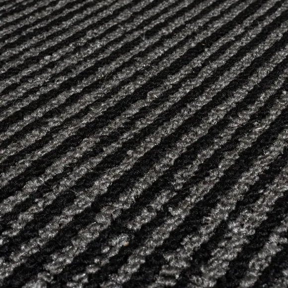Washable Stair Runner with Anti-Slip - Black