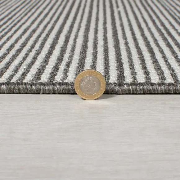 Washable Stair Runner with Anti-Slip - Grey