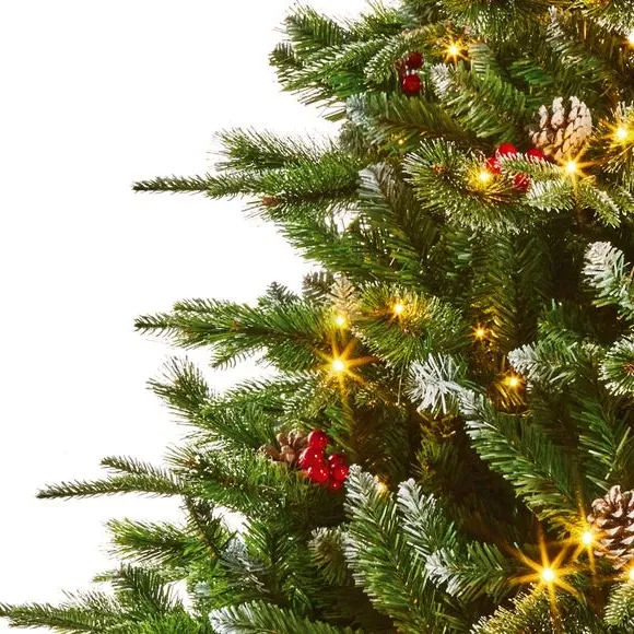 6ft Pre-Lit Christmas Tree - Green, 280 LEDs