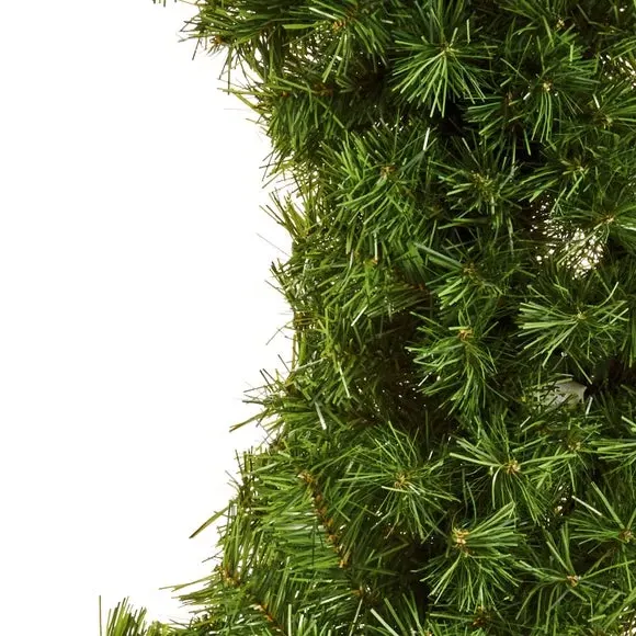 90cm Crescent Moon Christmas Tree - Green