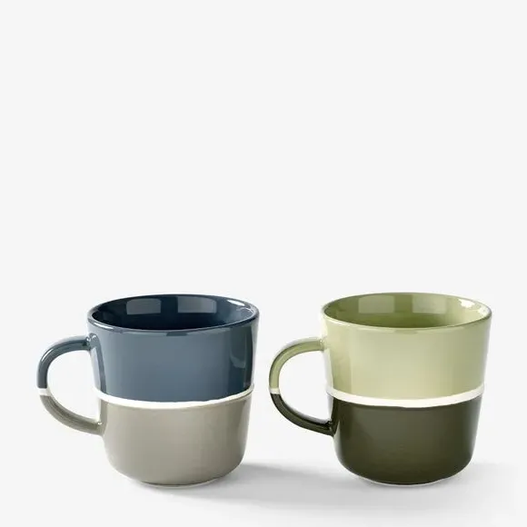 Set of 2 Mugs - Multicolor, Fine China image