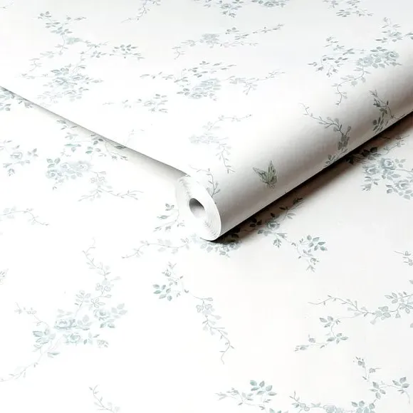 Butterfly Wallpaper Paste-the-Wall - Duck Egg