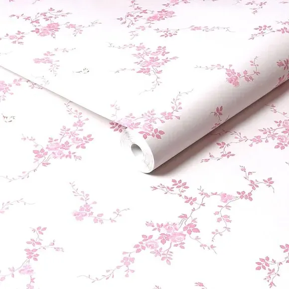 Butterfly Wallpaper Paste-the-Wall - Pink