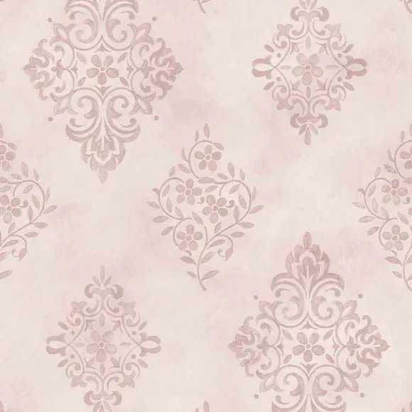 Diamond Motif Wallpaper - Pink