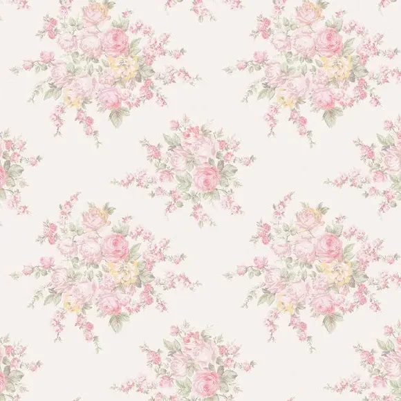 Rose Blossom Wallpaper - Pink, Paste the Wall