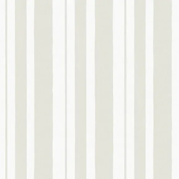 Striped Wallpaper with Watercolour Effect - Sage