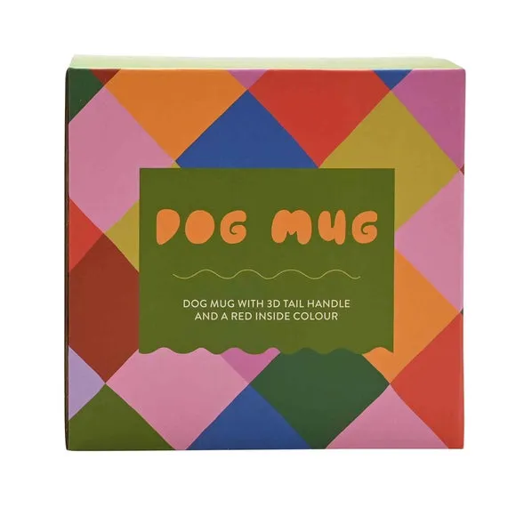 Dog Mug with 3D Handle - Multicolor