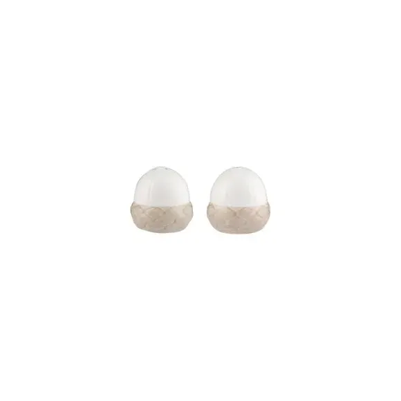 Acorn Salt & Pepper Shakers - Cream, Ceramic