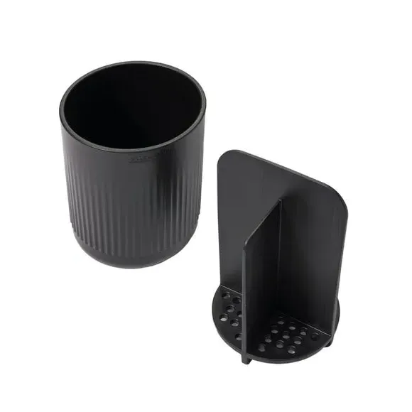 3-Compartment Toothbrush Holder - Graphite