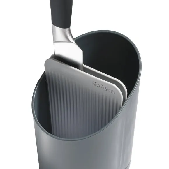 Cutlery Drainer with Tiers - Dark Grey, Plastic