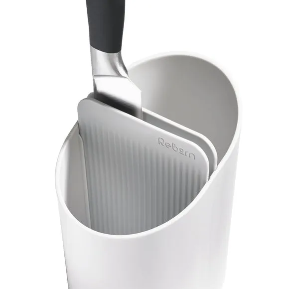 Cutlery Drainer with Tiers - Stone White, Plastic