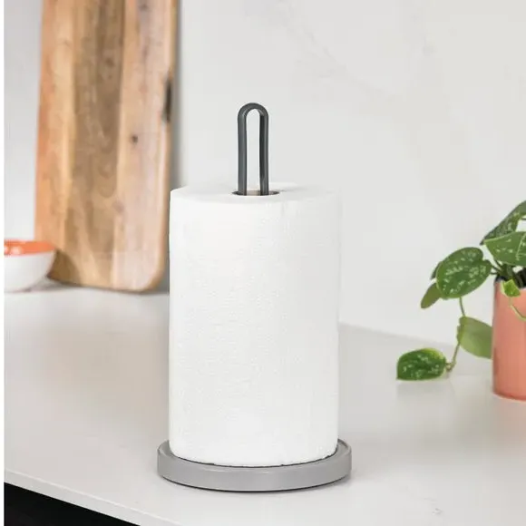 Kitchen Roll Holder with Non-Slip Base - Dark Grey image