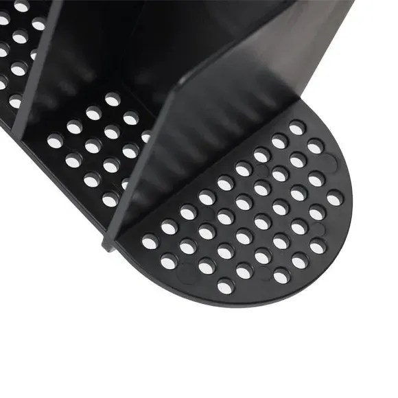 Large Bathroom Caddy with Drainage - Graphite