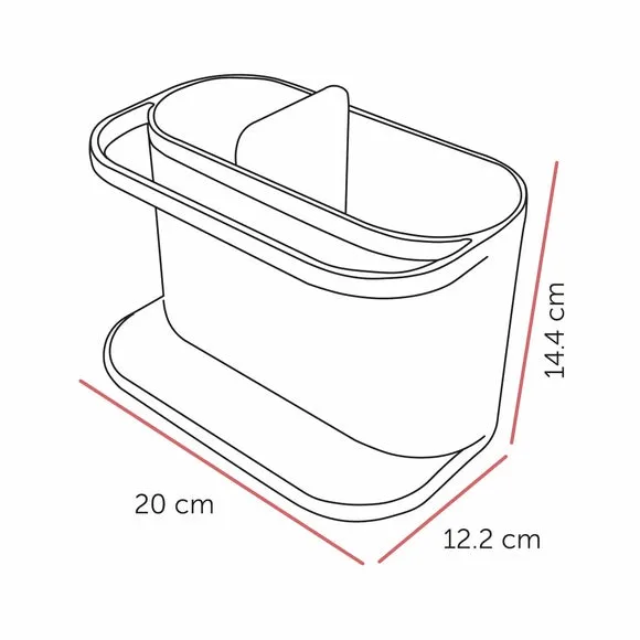 Recycled Sink Tidy Organizer - Sage, Plastic