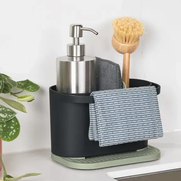 Recycled Sink Tidy Organizer - Sage, Plastic image