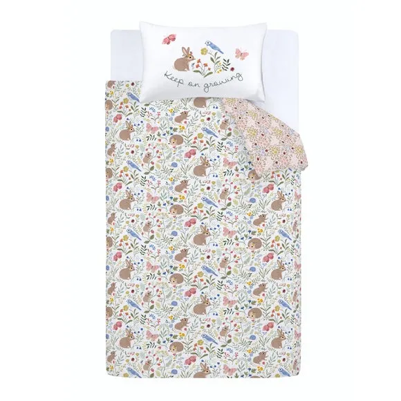 Reversible Duvet Cover Set - Multicolor, Cotton