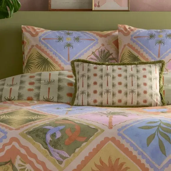 Duvet Cover Set with Pillowcase - Multicolor