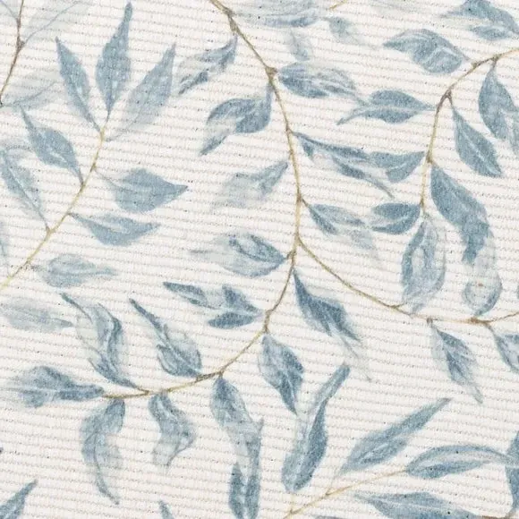 Indoor Outdoor Rug Leafy Design - Green, Polyester