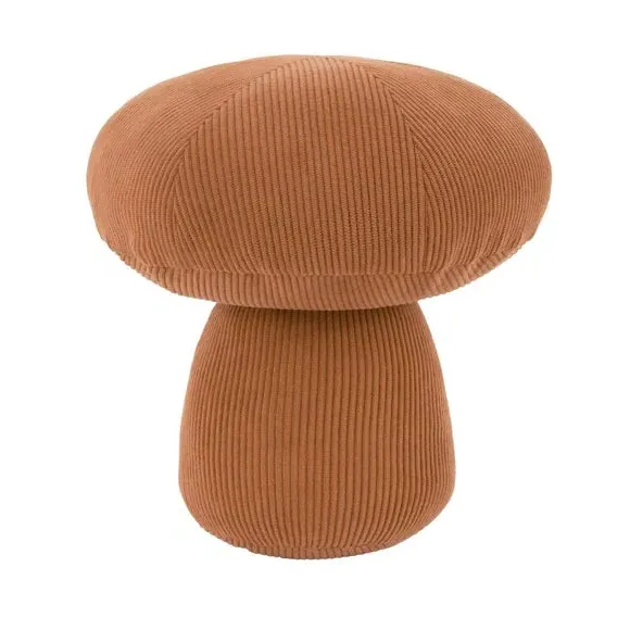 Mushroom Doorstop - Rust, Corduroy