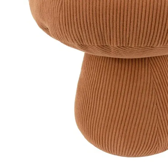 Mushroom Doorstop - Rust, Corduroy