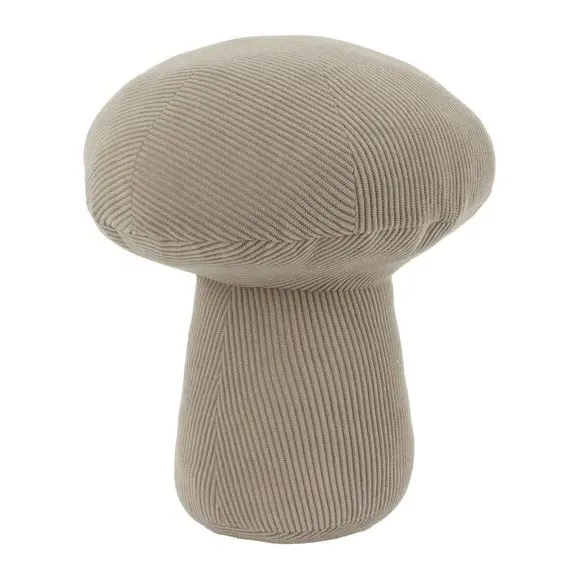 Mushroom Doorstop - Taupe, Corduroy