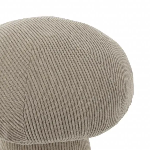 Mushroom Doorstop - Taupe, Corduroy