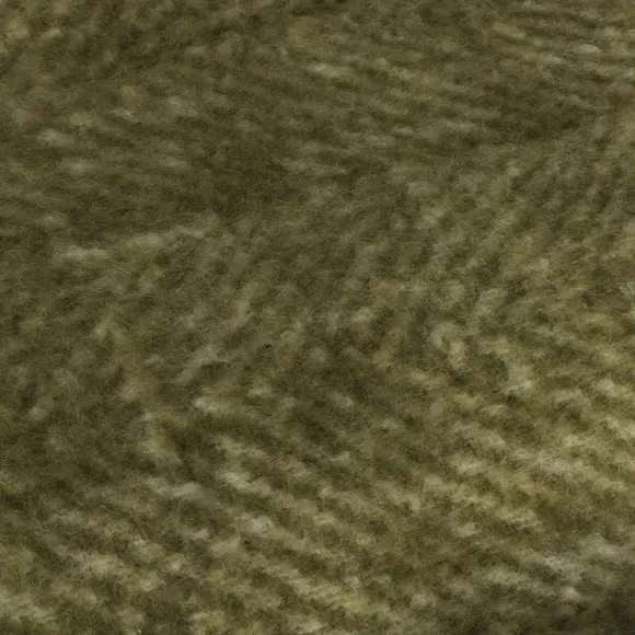 Ombre Throw Blanket Herringbone - Natural, Acrylic