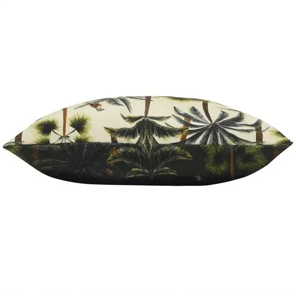 Outdoor Cushion with Palm Print - Forest, Polyester