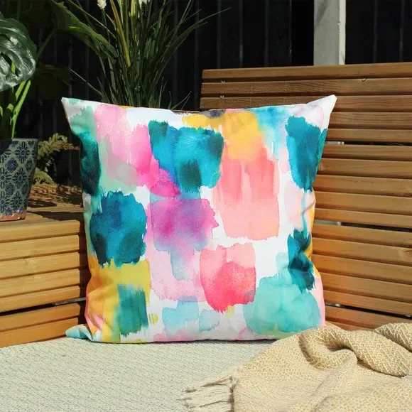 Outdoor Cushion with Water Resistance - Ochre image
