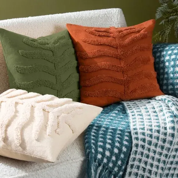 Oversized Throw Blanket Waffle Texture - Teal