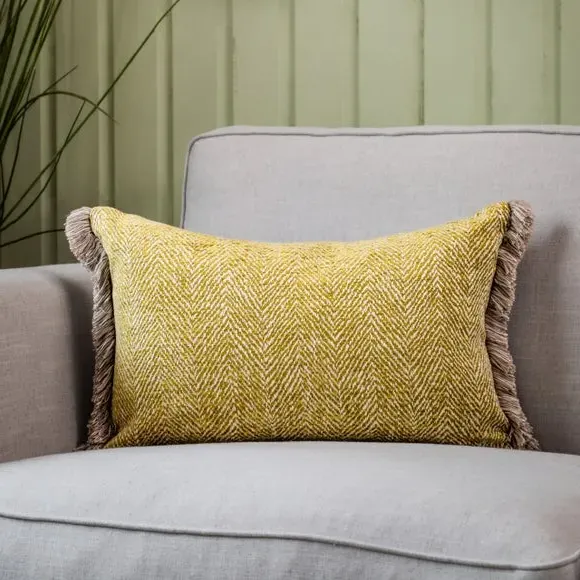 Rectangle Cushion Cover with Fringe - Meadow