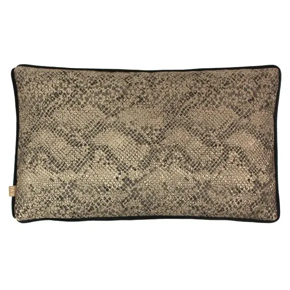 Rectangle Cushion Snake Print - Clay, Polyester image