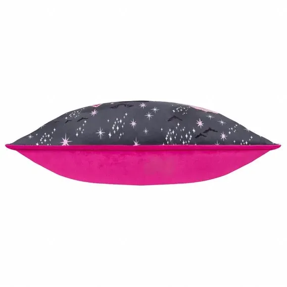 Rectangle Cushion with Piped Trim - Charcoal