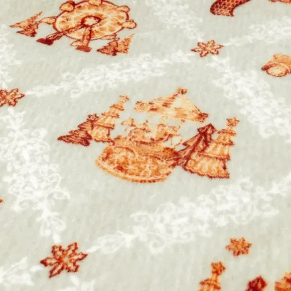 Sherpa Throw Blanket - Orange, Soft Fabric