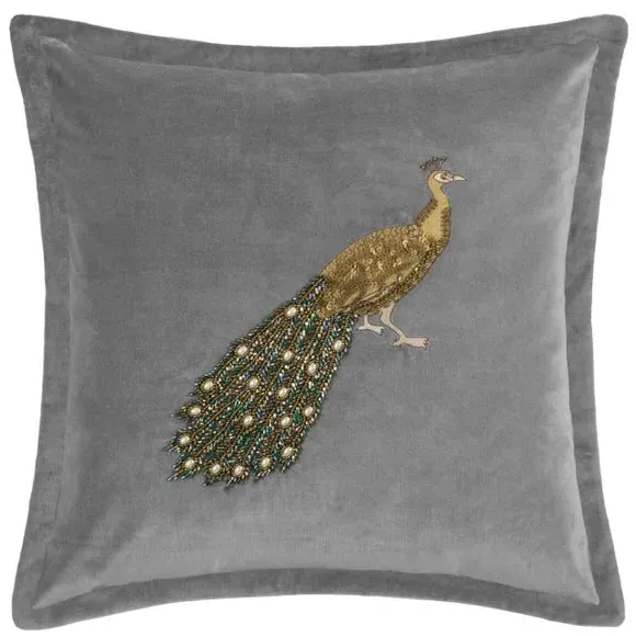 Square Cushion Cover Animal Design - Steel