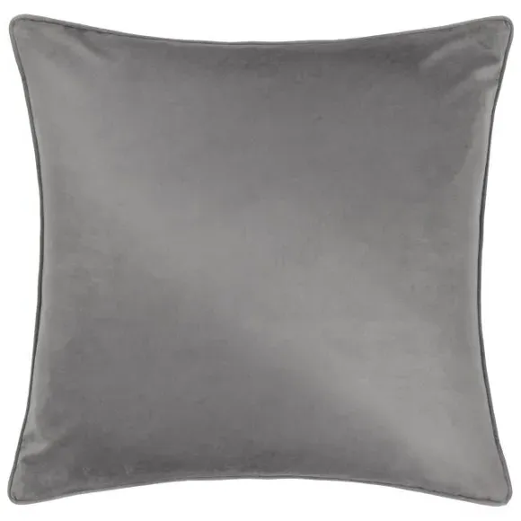 Square Cushion Cover Floral - Light Moss, Polyester