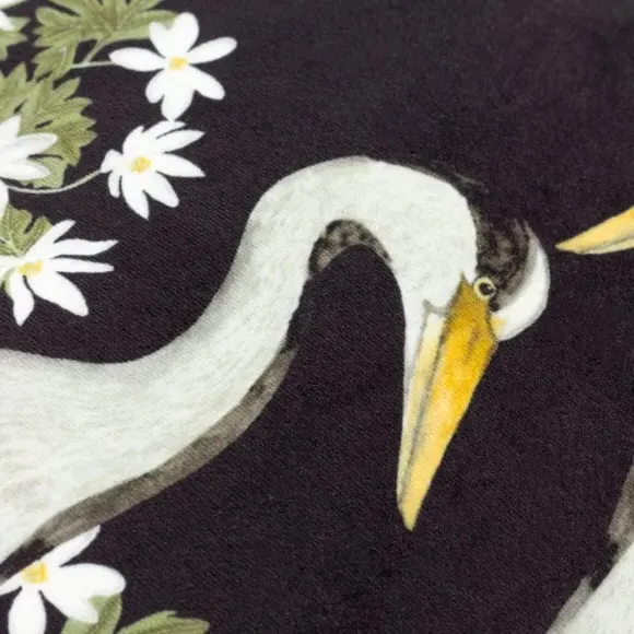 Square Cushion Cover Nature Print - Sage, Velvet