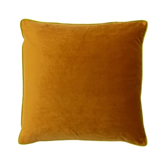 Square Cushion Cover - Pumpkin, Polyester