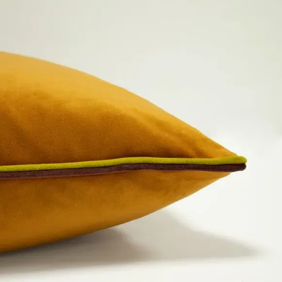 Square Cushion Cover - Pumpkin, Polyester