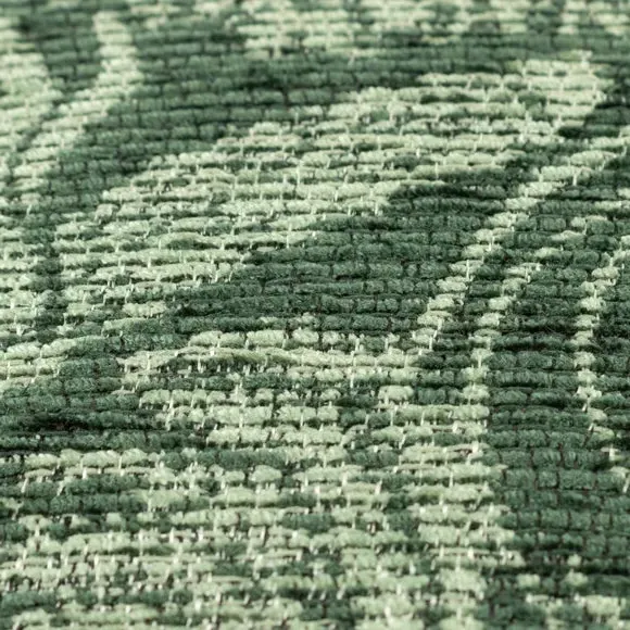 Square Cushion Cover Winter Woods - Emerald, Polyester