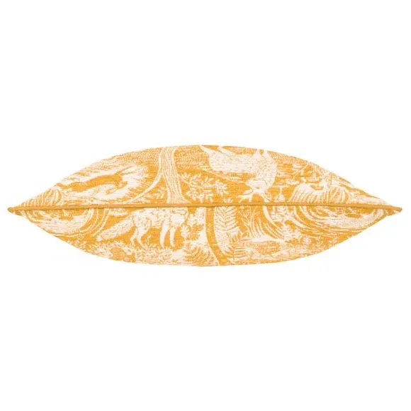 Square Cushion Cover Winter Woods - Ochre, Polyester