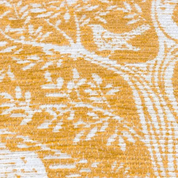 Square Cushion Cover Winter Woods - Ochre, Polyester